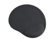 Gembird MP-GEL-BK, Gel mouse pad with wrist support, black